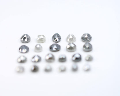 Unique Uncut Raw Natural Loose Rough Diamonds Lot - Sourced Raw Gemstones for Bohemian Jewelry, Custom Engagement Rings, and Artisan Designs