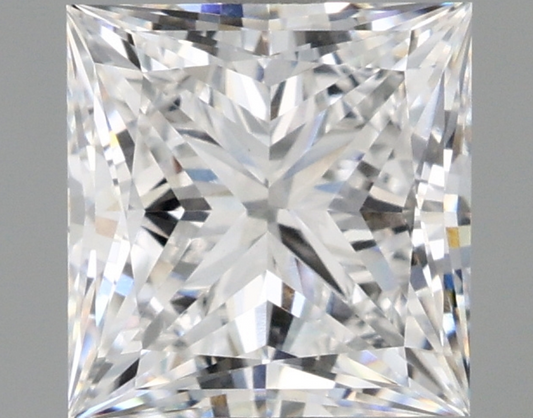 2 Carat Princess Cut Lab Grown Diamond IGI Certified