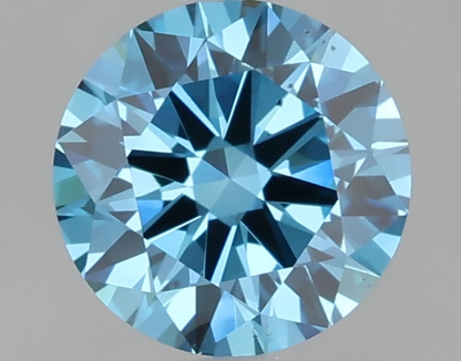 1 CT Fancy Blue Round Cut Lab-Grown Diamond IGI Certified