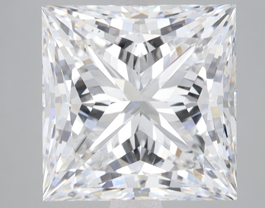 5 CT Princess Cut Lab Grown Diamond IGI Certified