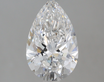 1.54 CT Pear Cut Lab Grown Diamond IGI Certified