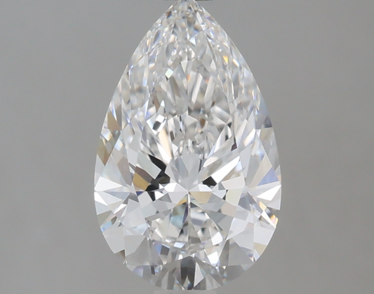 1.54 CT Pear Cut Lab Grown Diamond IGI Certified