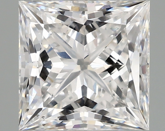 2  Carat Princess Cut Lab Grown Diamond IGI Certified