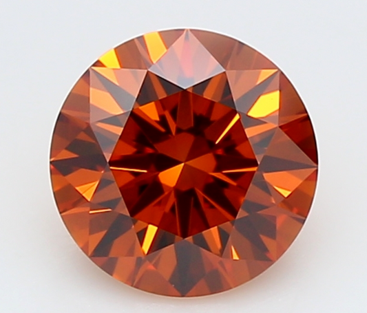 1 CT Fancy Orange Lab-Grown Diamond IGI Certified