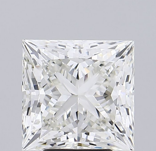 5 CT Princess Cut Lab Grown Diamond IGI Certified