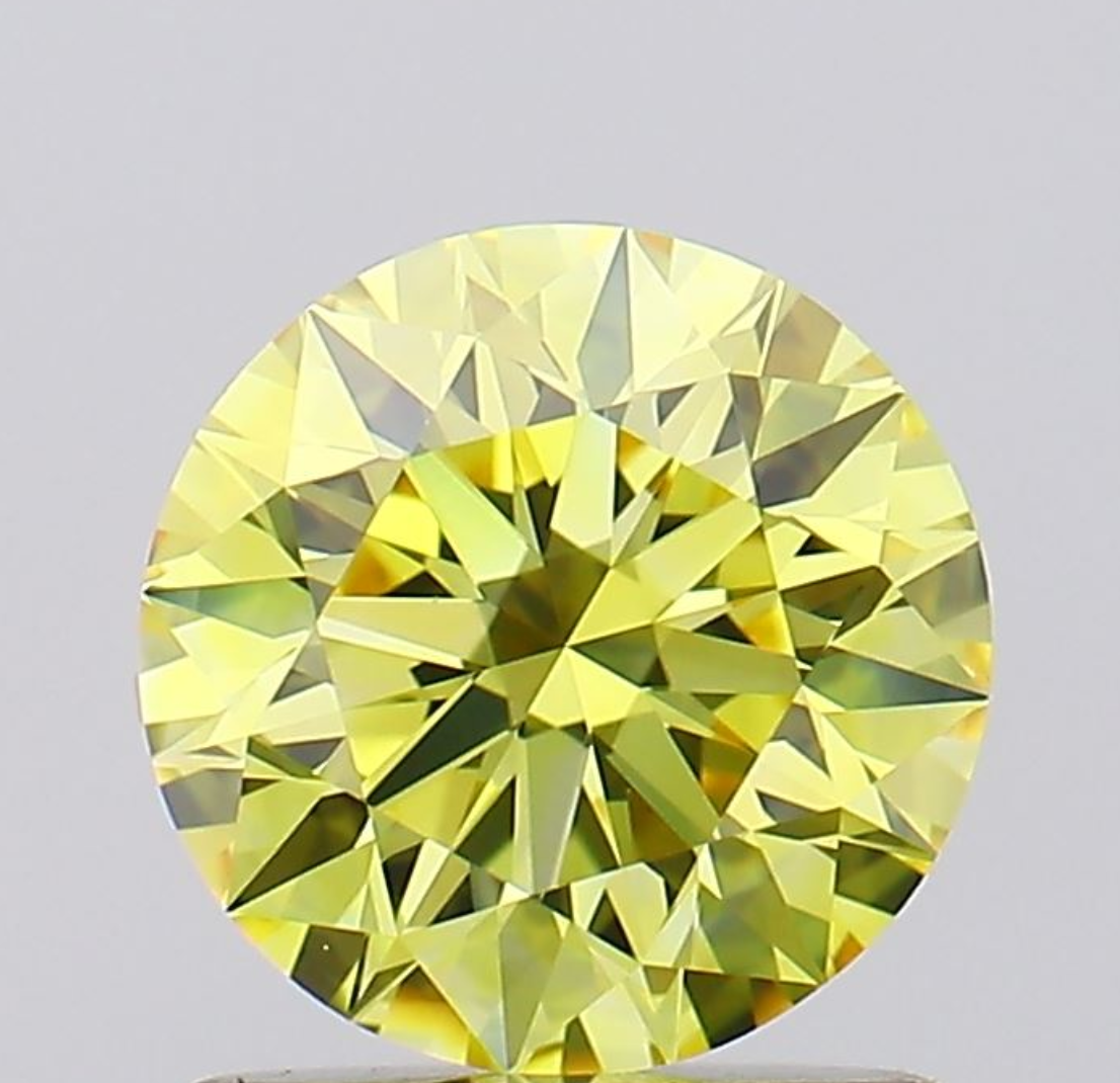 1  Carat Round Cut Lab Grown Diamond IGI Certified