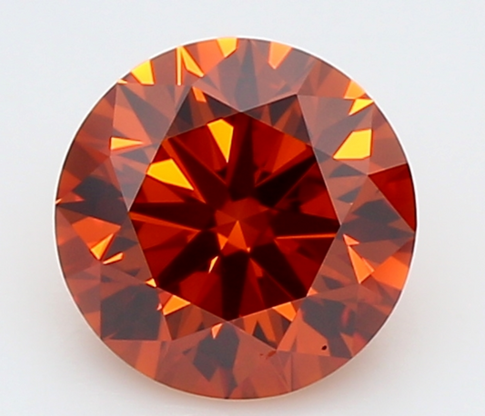 1 CT Fancy Orange Lab-Grown Diamond IGI Certified