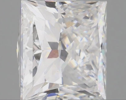 2  Carat Princess Cut Lab Grown Diamond IGI Certified