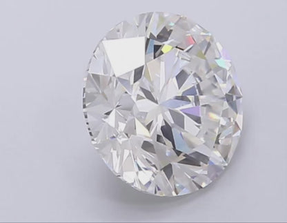 3 CT Round Cut Lab-Grown Diamond IGI Certified