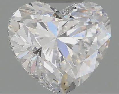 1 CT Heart Cut Lab Grown Diamond IGI Certified