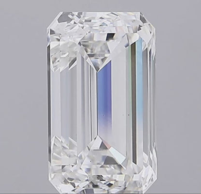 5 CT Emerald Cut Lab Grown Diamond IGI Certified