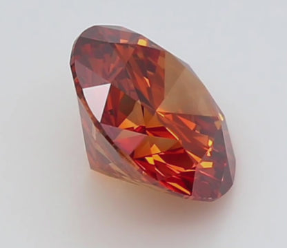 1 CT Fancy Orange Lab-Grown Diamond IGI Certified