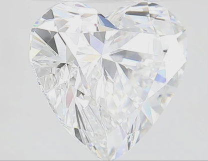 2 Carat Heart Cut Lab Grown Diamond IGI Certified