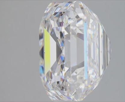 5 CT Square Emerald Cut Lab Grown Diamond IGI Certified