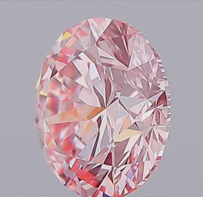 1 CT Fancy Pink Lab-Grown Diamond IGI Certified