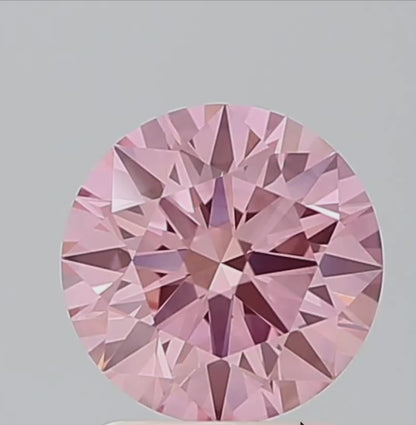 1 CT Fancy Pink Lab-Grown Diamond IGI Certified