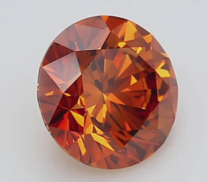 1 CT Fancy Orange Lab-Grown Diamond IGI Certified