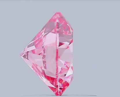 1.CT Fancy Pink Lab-Grown Diamond IGI Certified