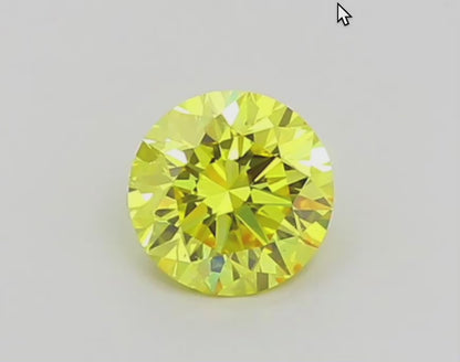 1.02 CT Fancy Yellow Lab-Grown Diamond IGI Certified