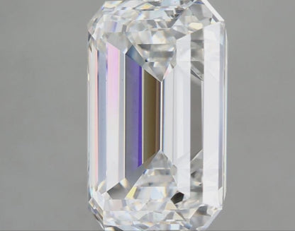5 CT Emerald Cut Lab Grown Diamond IGI Certified