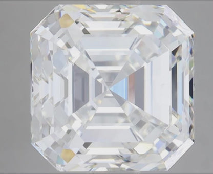 5 CT Square Emerald Cut Lab Grown Diamond IGI Certified