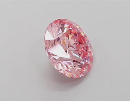 1 CT Fancy Pink Lab-Grown Diamond IGI Certified