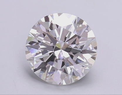 3 CT Round Cut Lab-Grown Diamond IGI Certified