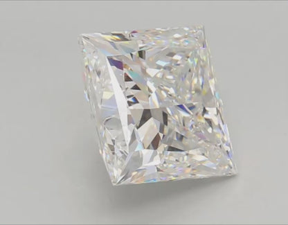 5 CT Princess Cut Lab Grown Diamond IGI Certified