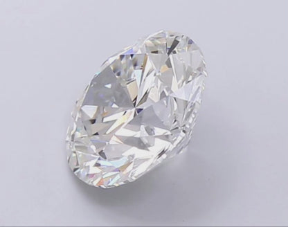 2 CT Round Cut Lab-Grown Diamond IGI Certified