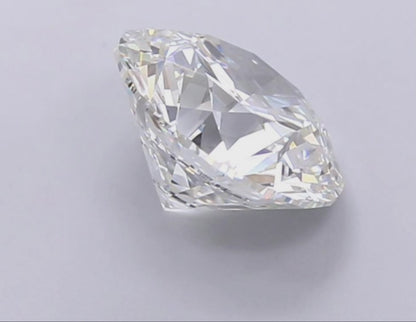 3 CT Round Cut Lab-Grown Diamond IGI Certified