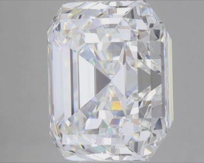 5 CT Square Emerald Cut Lab Grown Diamond IGI Certified
