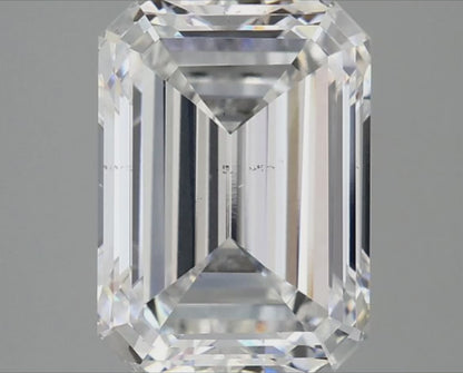 4 CT Emerald Cut Lab Grown Diamond IGI Certified