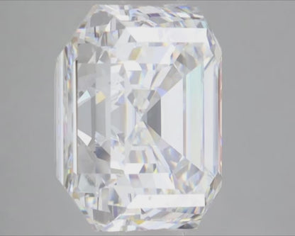 5 CT Square Emerald Cut Lab Grown Diamond IGI Certified